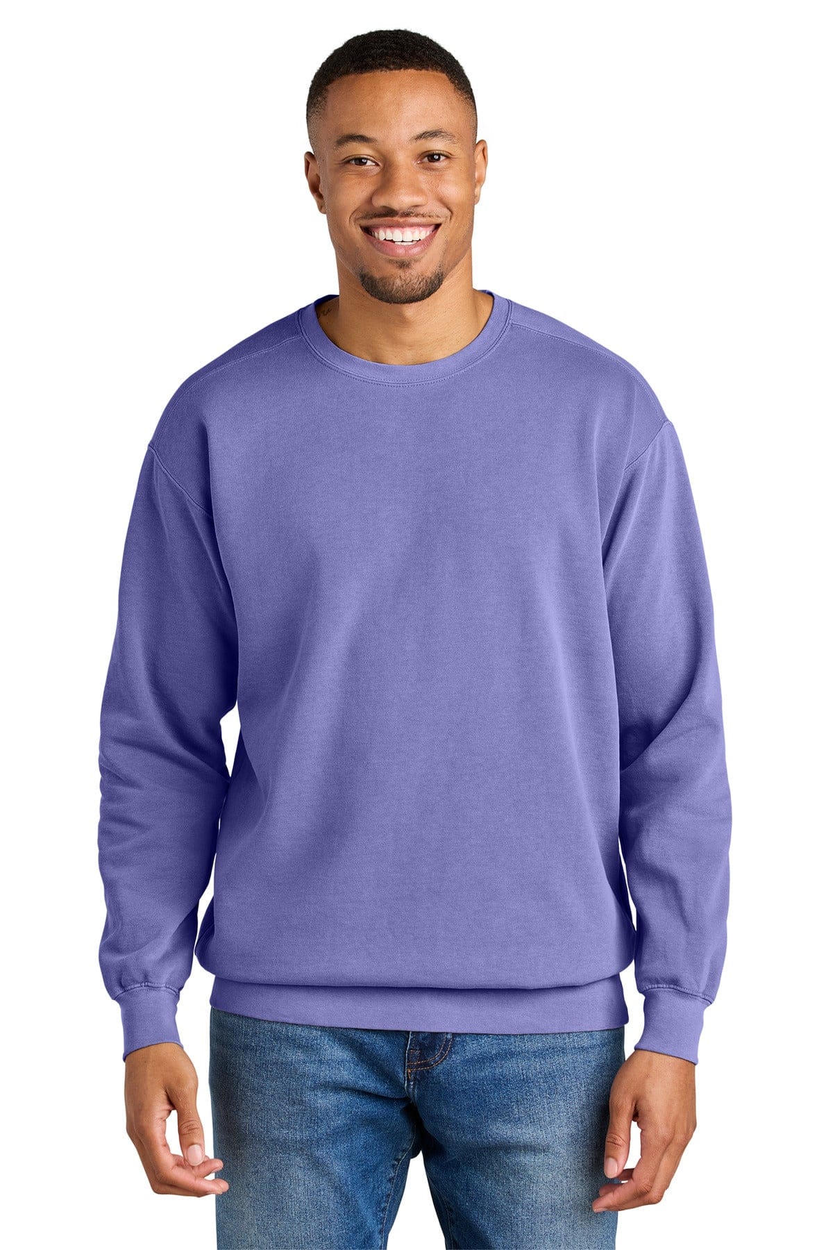 Comfort Colors 1566 S / Violet Comfort Colors 1566 Ring Spun Crewneck Sweatshirt
