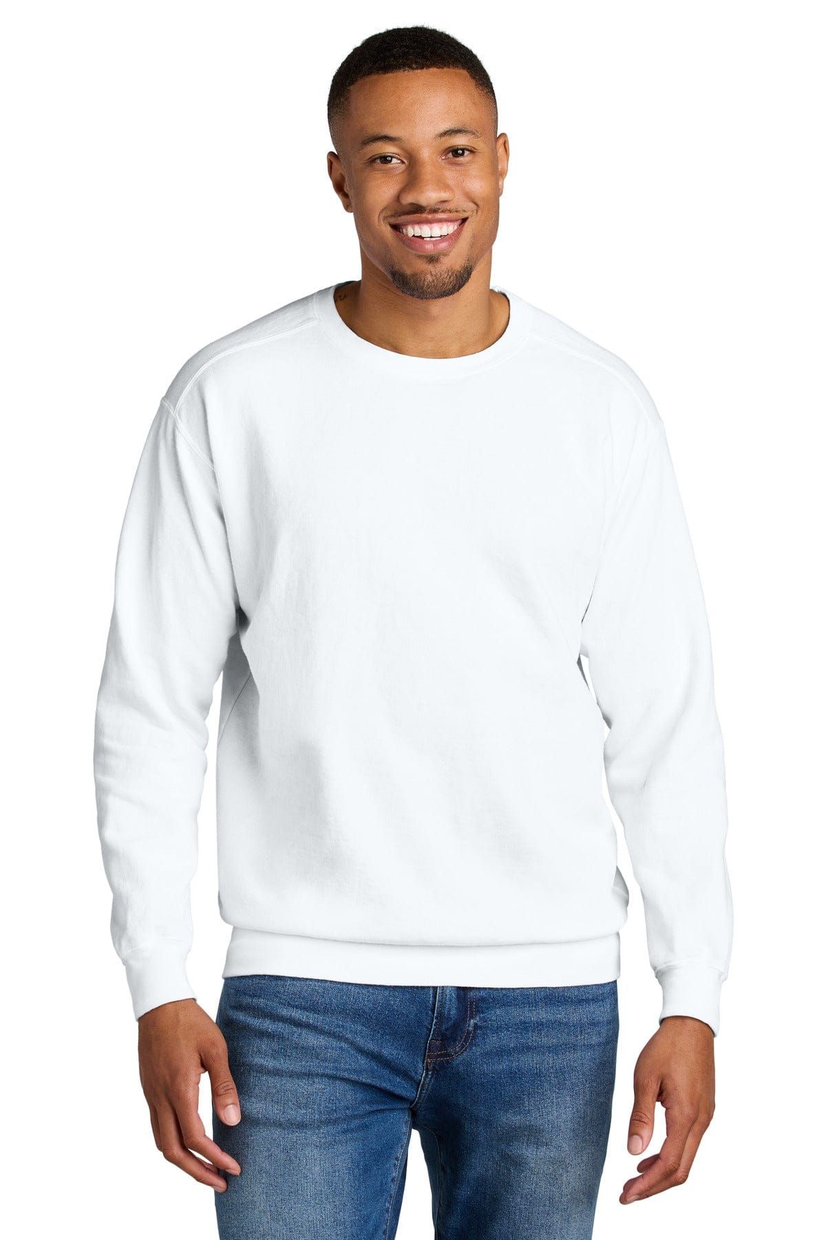 Comfort Colors 1566 S / White Comfort Colors 1566 Ring Spun Crewneck Sweatshirt