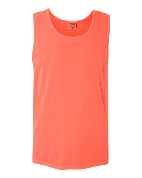 Comfort Colors 2437 S / Bright Salmon 9360: Unisex Garment-Dyed Heavyweight Tank Top