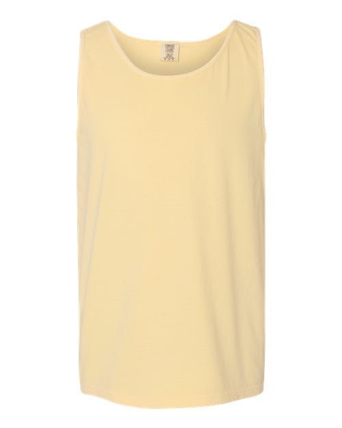 Comfort Colors 2437 S / Butter 9360: Unisex Garment-Dyed Heavyweight Tank Top