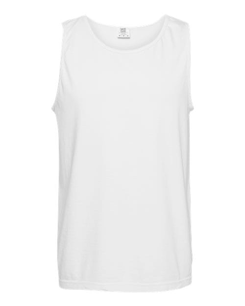 Comfort Colors 2437 XS / White 9360: Unisex Garment-Dyed Heavyweight Tank Top
