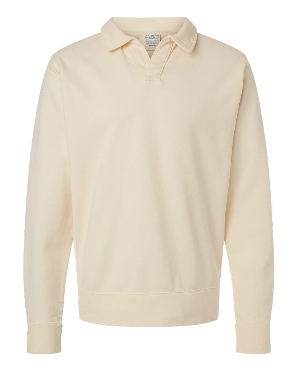 ComfortWash by Hanes Fleece - Premium - Crew ComfortWash by Hanes GDH490 Unisex Garment-Dyed Polo Collar Sweatshirt