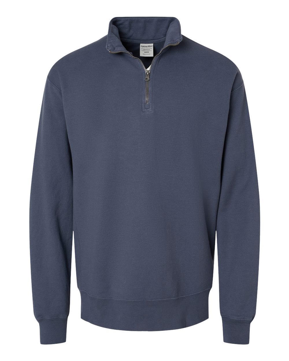 ComfortWash by Hanes Fleece - Premium - Crew S / Anchor Slate ComfortWash by Hanes GDH425 Unisex Garment-Dyed Quarter-Zip Sweatshirt