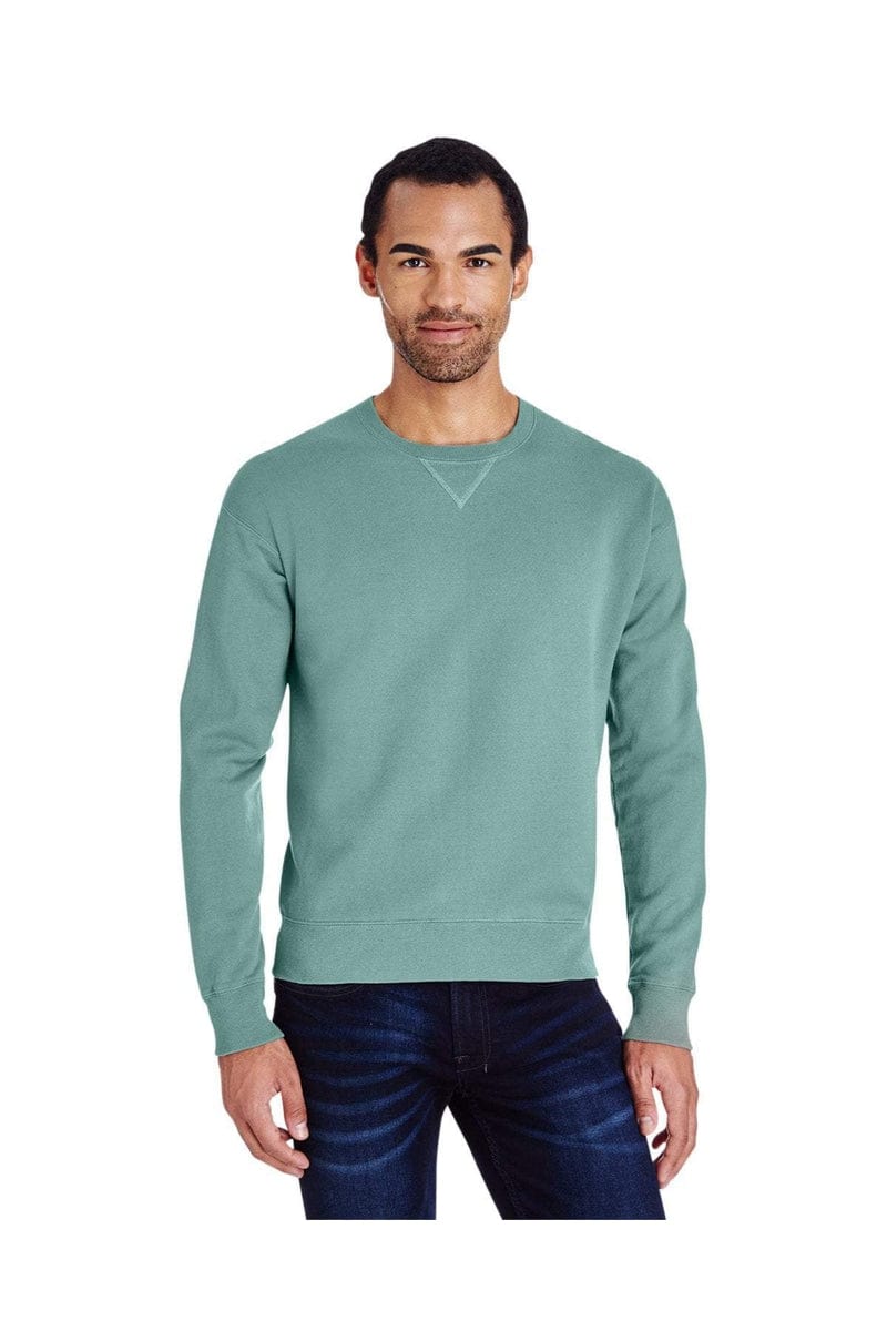 ComfortWash by Hanes Sweatshirts/Fleece ComfortWash by Hanes GDH400: Unisex 7.2 oz., 80/20 Crew Sweatshirt