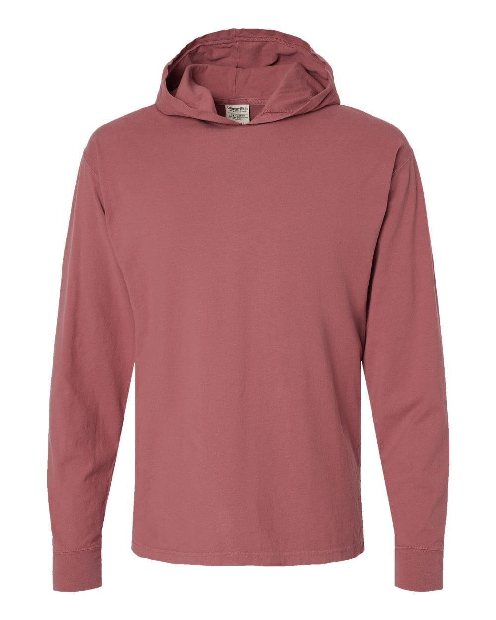 ComfortWash by Hanes T-Shirts - Long Sleeve ComfortWash by Hanes GDH280 Unisex Garment-Dyed Jersey Hooded Long Sleeve T-Shirt
