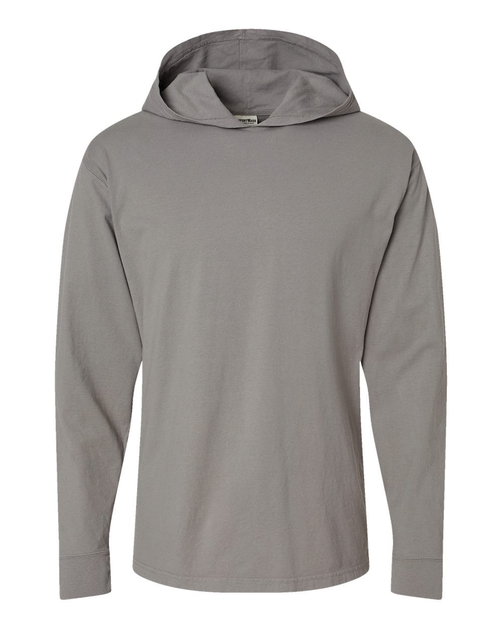ComfortWash by Hanes T-Shirts - Long Sleeve ComfortWash by Hanes GDH280 Unisex Garment-Dyed Jersey Hooded Long Sleeve T-Shirt