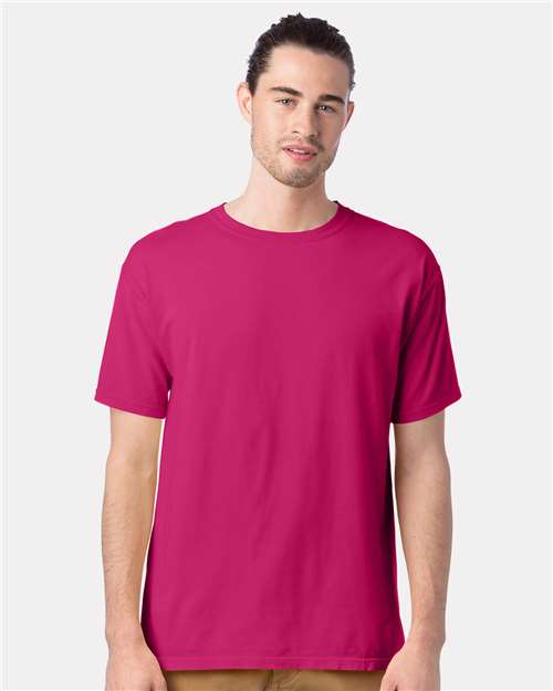 ComfortWash by Hanes T-Shirts S / Peony Pink ComfortWash by Hanes GDH100 Men's 5.5 oz., 100% Ringspun Cotton Garment-Dyed T-Shirt