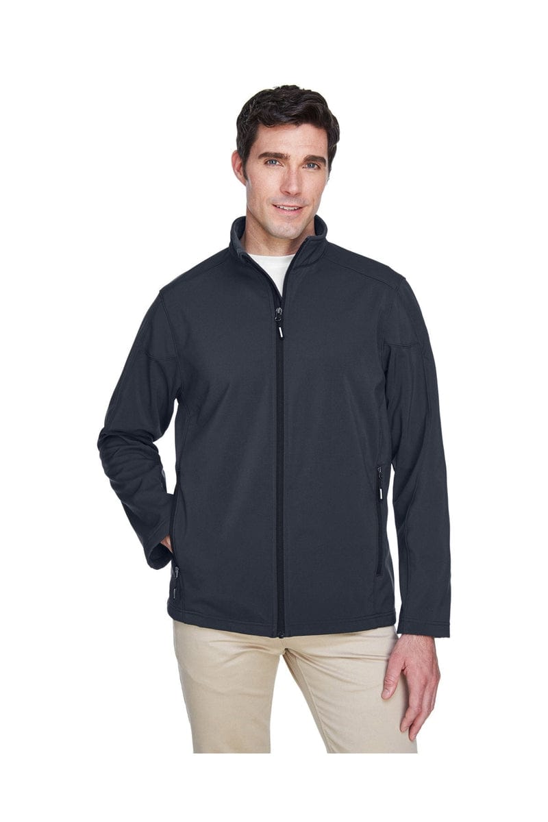Core 365 Outerwear 5XL / Carbon Core 365 88184: Men's Cruise Two-Layer Fleece Bonded Soft Shell Jacket