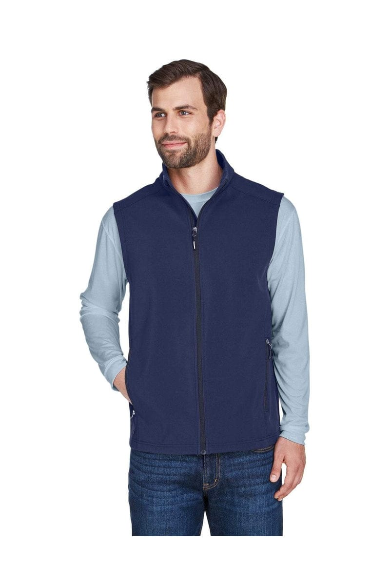 Core 365 Outerwear Core 365 CE701: Men's Cruise Two-Layer Fleece Bonded Soft Shell Vest