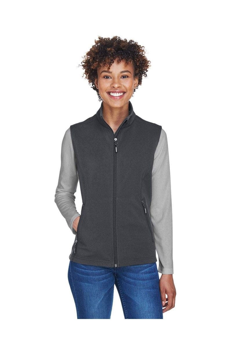 Core 365 Outerwear Core 365 CE701W: Ladies' Cruise Two-Layer Fleece Bonded Soft Shell Vest