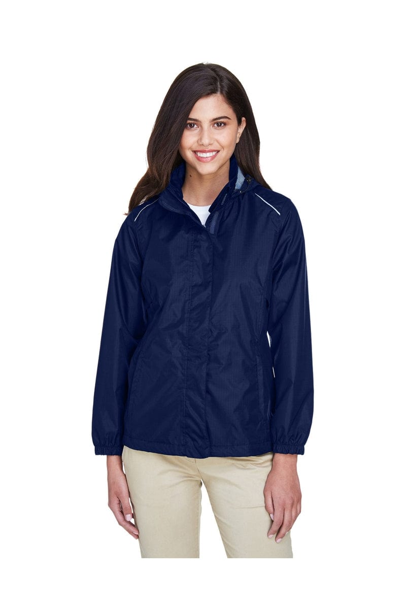 Core 365 Outerwear XS / Classic Navy Core 365 78185: Ladies' Climate Seam-Sealed Lightweight Variegated Ripstop Jacket
