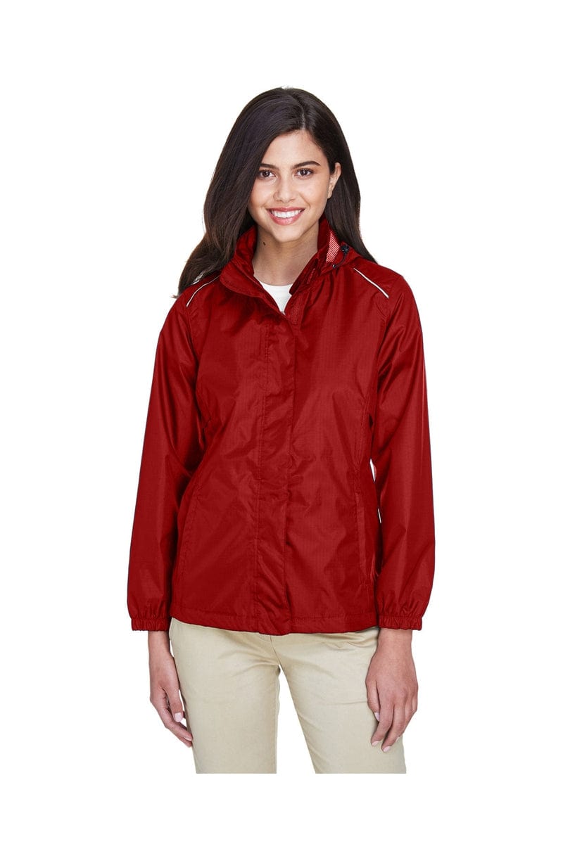 Core 365 Outerwear XS / Classic Red Core 365 78185: Ladies' Climate Seam-Sealed Lightweight Variegated Ripstop Jacket