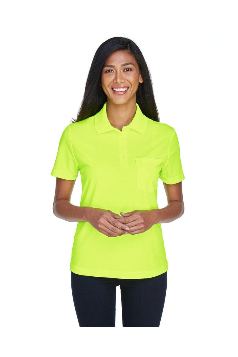 Core 365 78181p Ladies Origin Performance Pique Polo with Pocket Black M