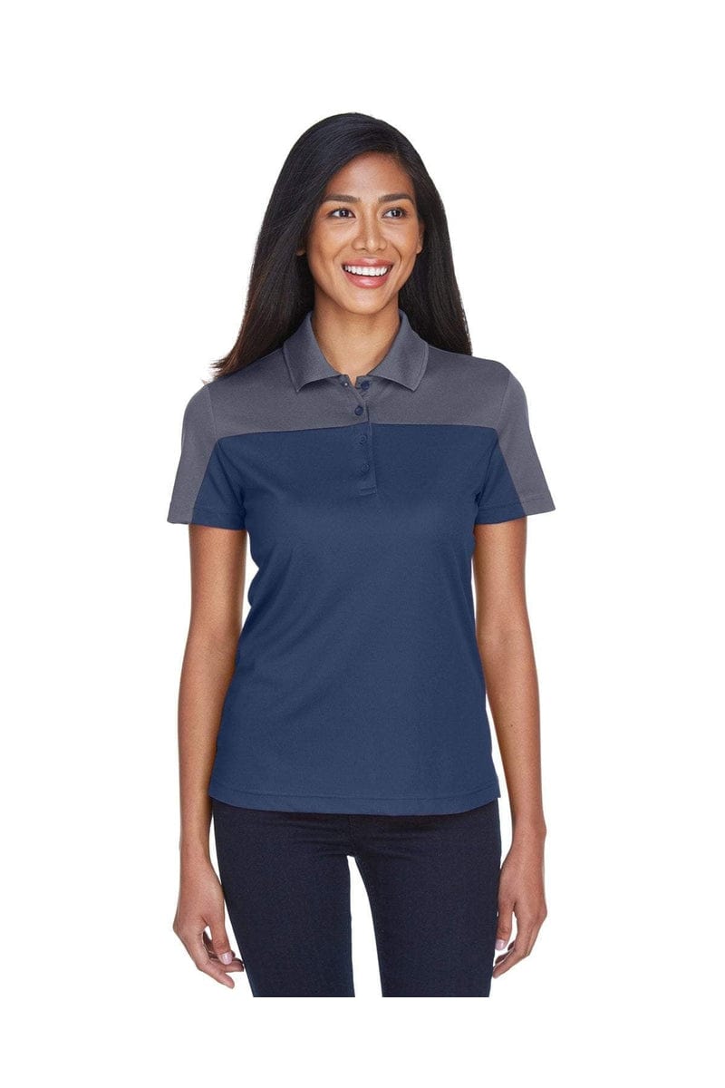 Core 365 Polos/Knits Core 365 CE101W: Ladies' Balance Colorblock Performance Pique Polo