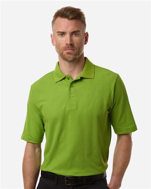 CORE365 13192 S / Acid Green CE106: Men's Resolve CVC Performance Pique Polo