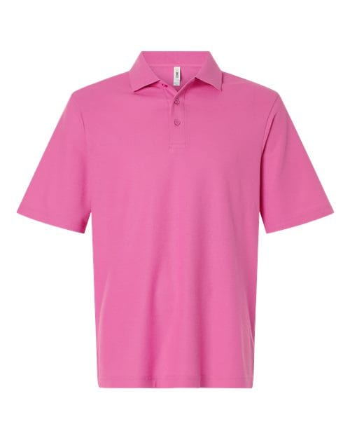 CORE365 13192 S / Charity Pink CE106: Men's Resolve CVC Performance Pique Polo