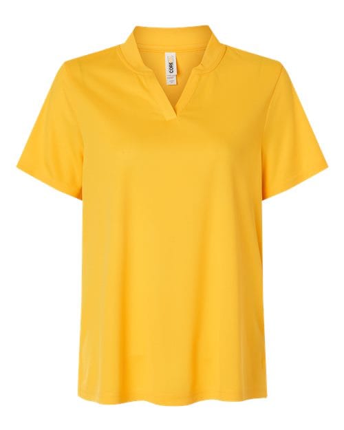 CORE365 13202 XS / Campus Gold CE108W-Women's Nova Performance Pique Polo