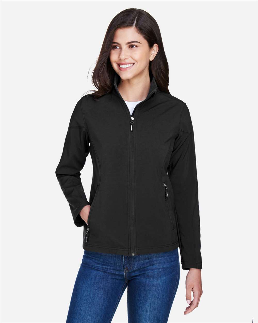 CORE365 Outerwear XS / Black CORE365 78184 Women's Cruise Two-Layer Fleece Bonded Soft Shell Jacket