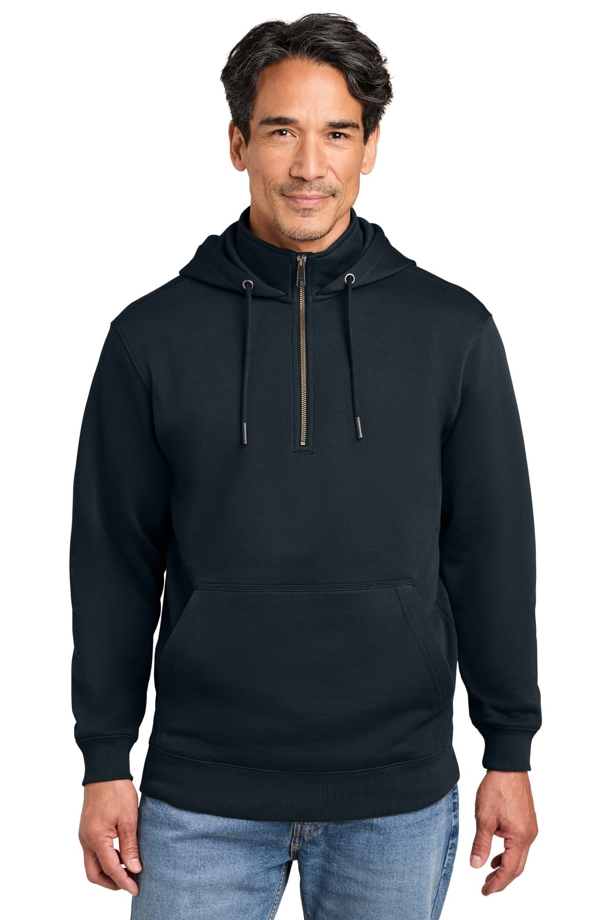 CornerStone CSF633 XS / Navy CornerStone CSF633 Tough Fleece 1/4-Zip Hoodie