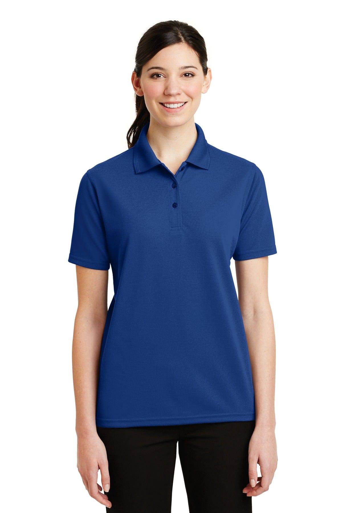 CornerStone Ladies XS / Royal DISCONTINUED  CornerStone ®  - Ladies Industrial Pique Polo. CS403