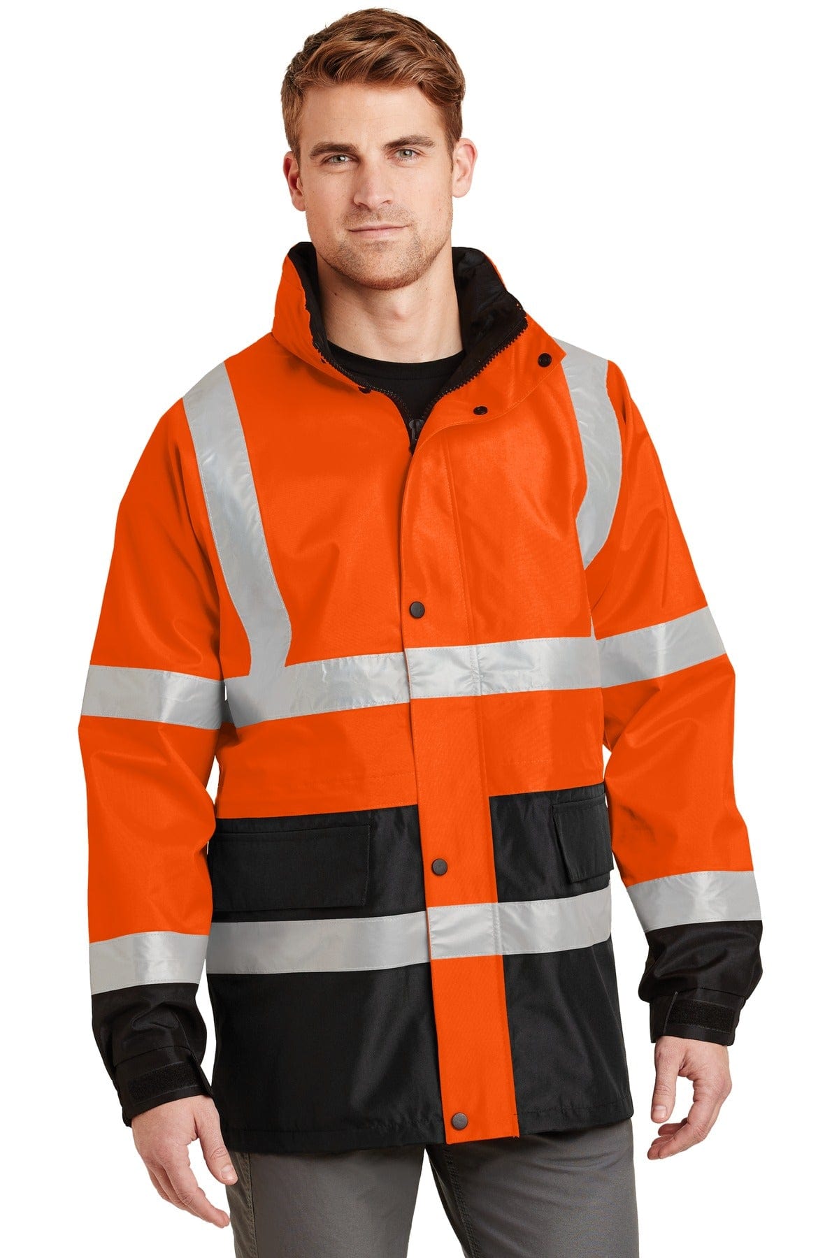 CornerStone Outerwear CornerStone ®  - ANSI 107 Class 3 Waterproof Parka. CSJ24