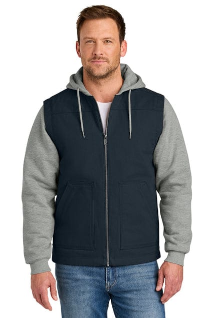 CornerStone Outerwear CornerStone® Duck Fleece Full-Zip Hooded Jacket CSJ42