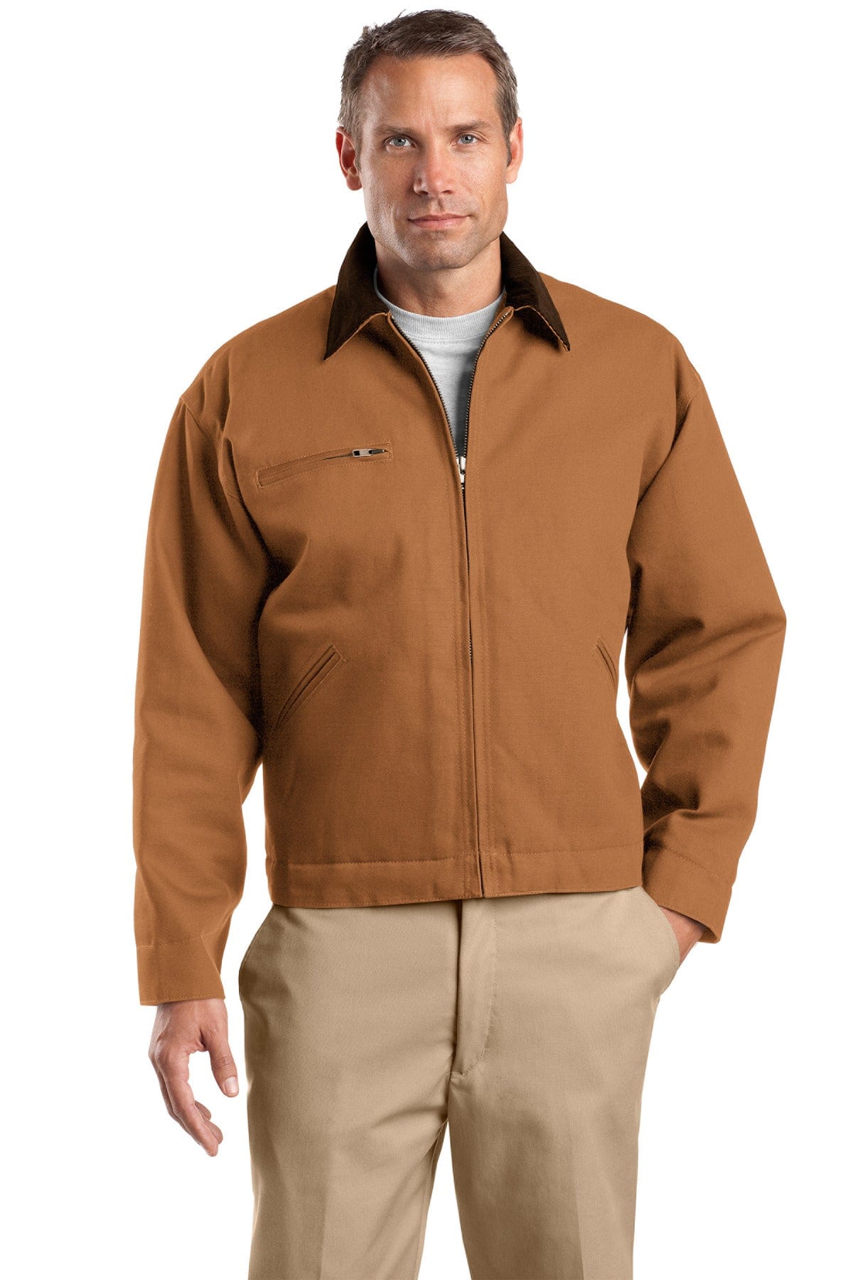 CornerStone Outerwear CornerStone ®  Tall Duck Cloth Work Jacket. TLJ763
