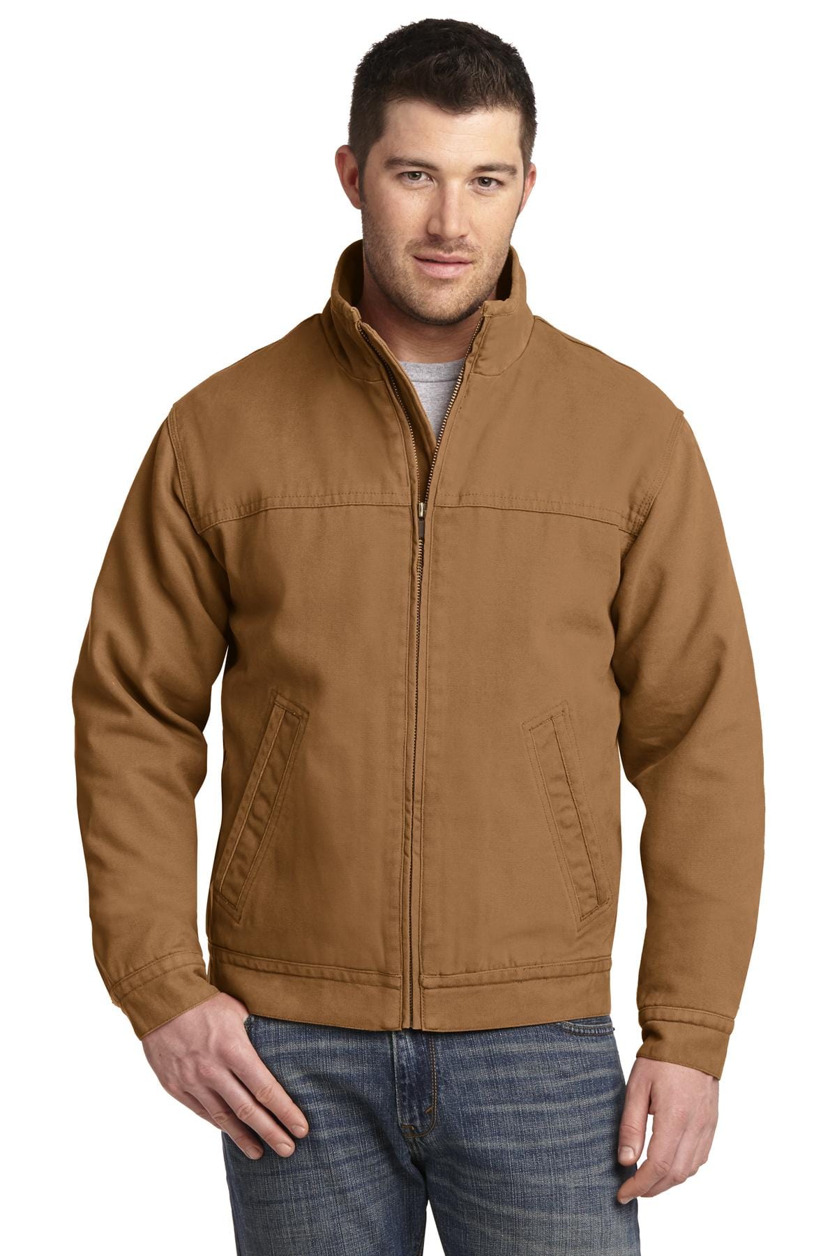 CornerStone Outerwear CornerStone ®  Washed Duck Cloth Flannel-Lined Work Jacket. CSJ40