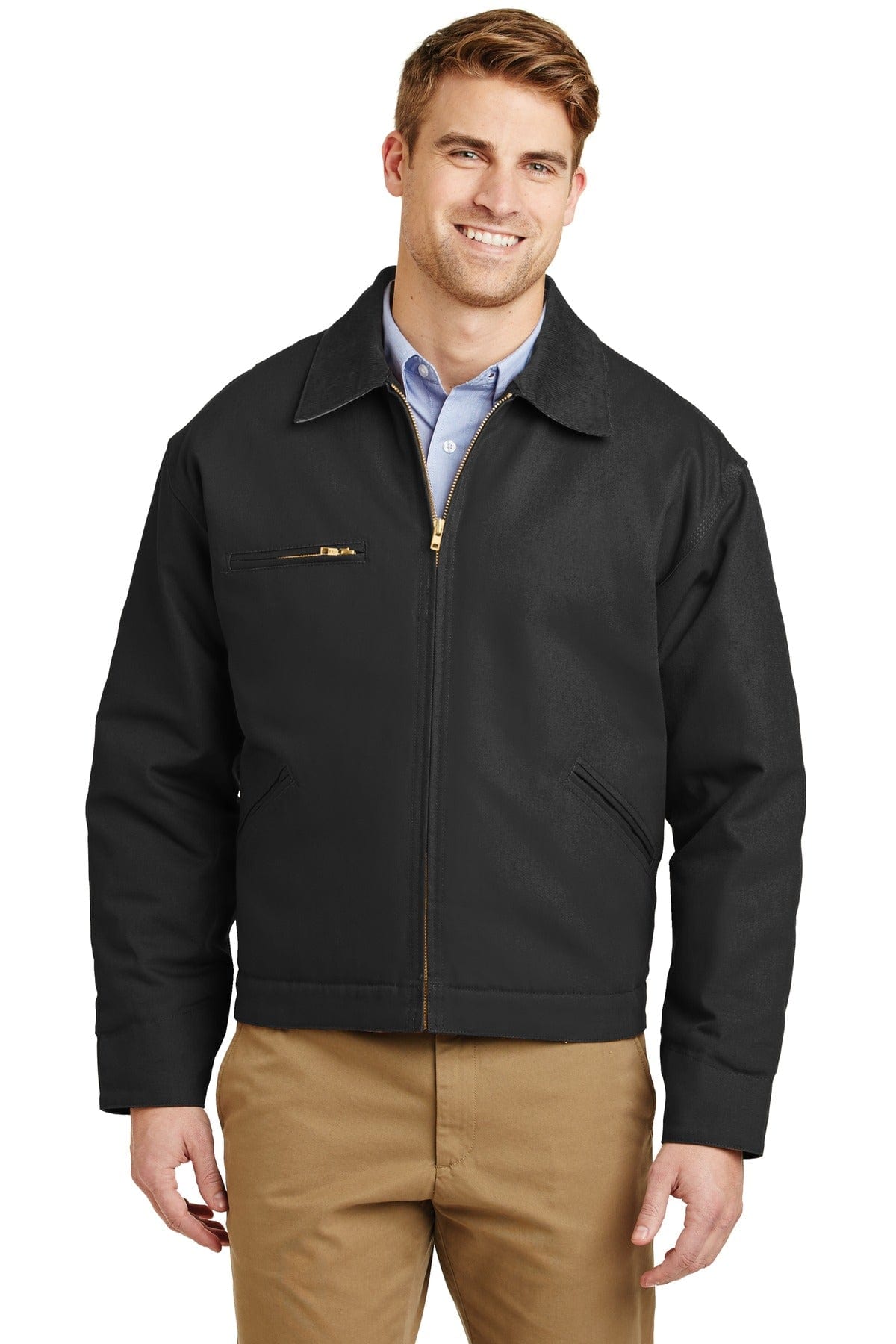 CornerStone Outerwear XS / Black CornerStone ®  - Duck Cloth Work Jacket.  J763