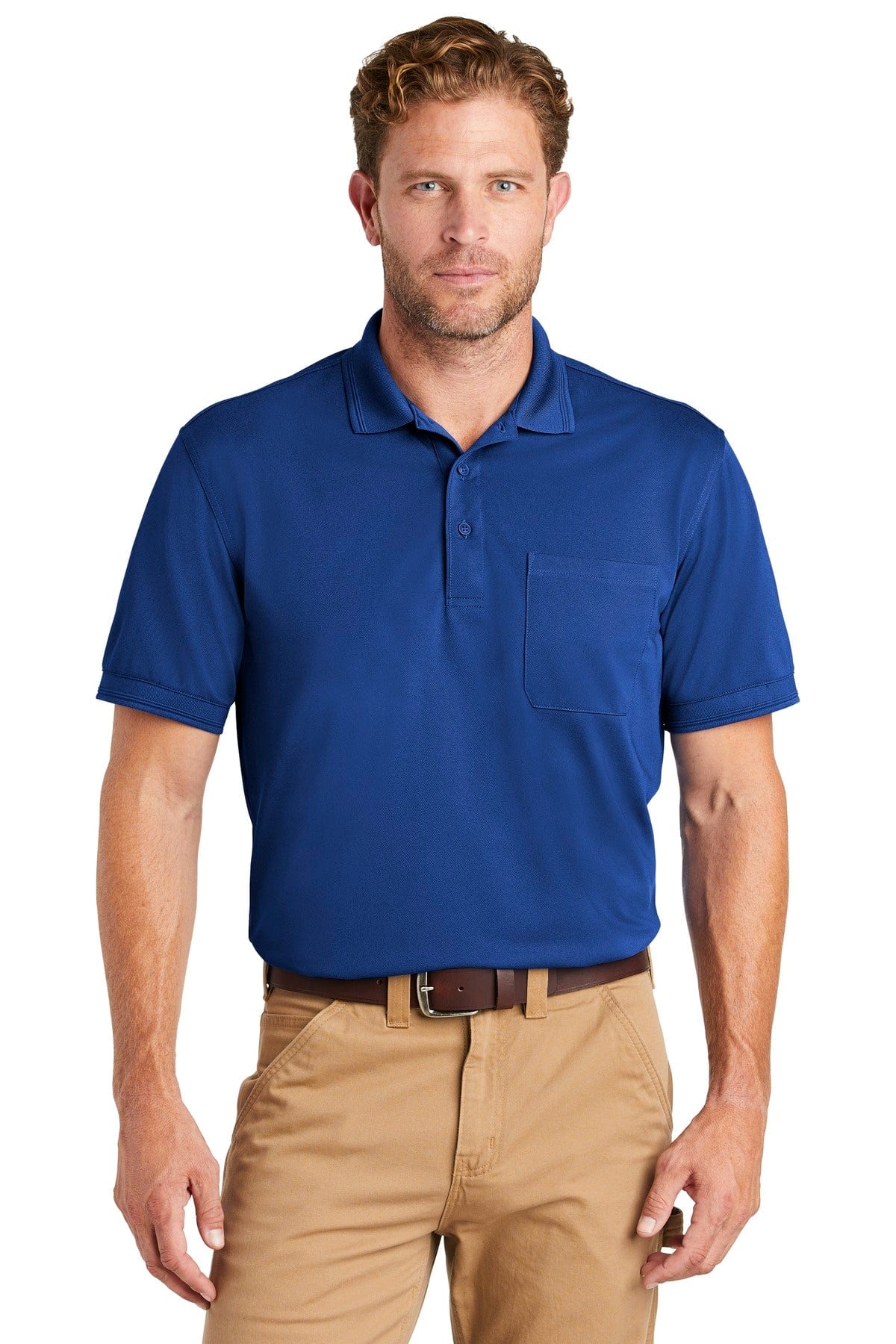 CornerStone Polos/Knits CornerStone  ®  Industrial Snag-Proof Pique Pocket Polo. CS4020P