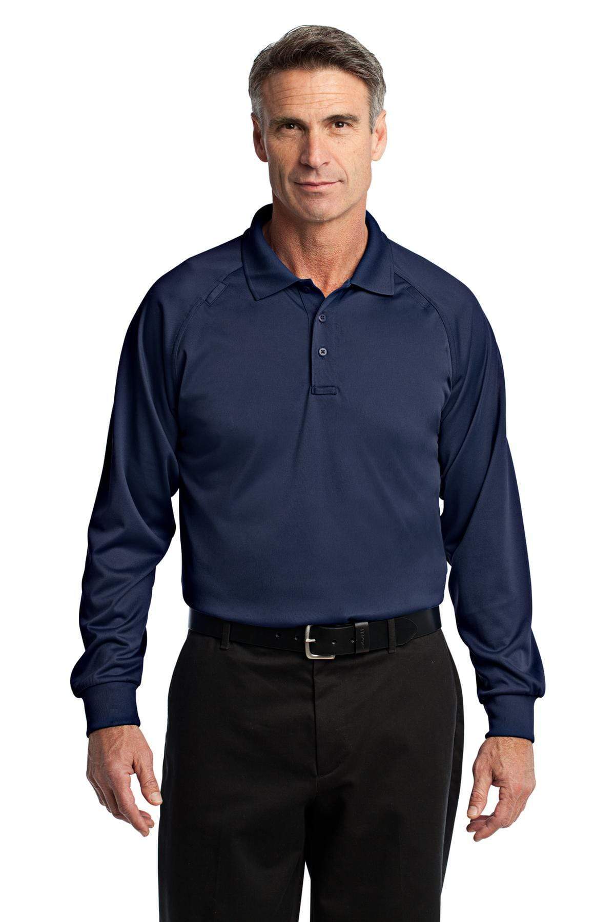 CornerStone Polos/Knits CornerStone ®  - Select Long Sleeve Snag-Proof Tactical Polo. CS410LS