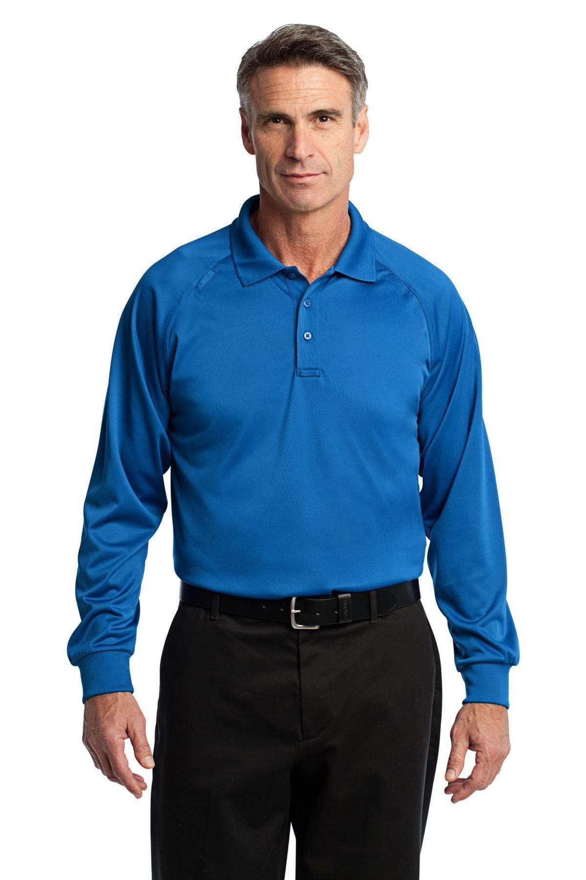CornerStone Polos/Knits CornerStone ®  - Select Long Sleeve Snag-Proof Tactical Polo. CS410LS