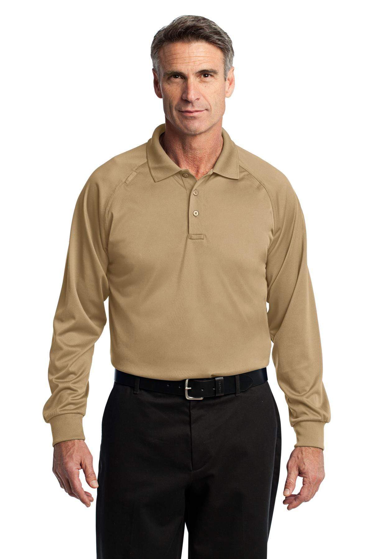 CornerStone Polos/Knits CornerStone ®  - Select Long Sleeve Snag-Proof Tactical Polo. CS410LS