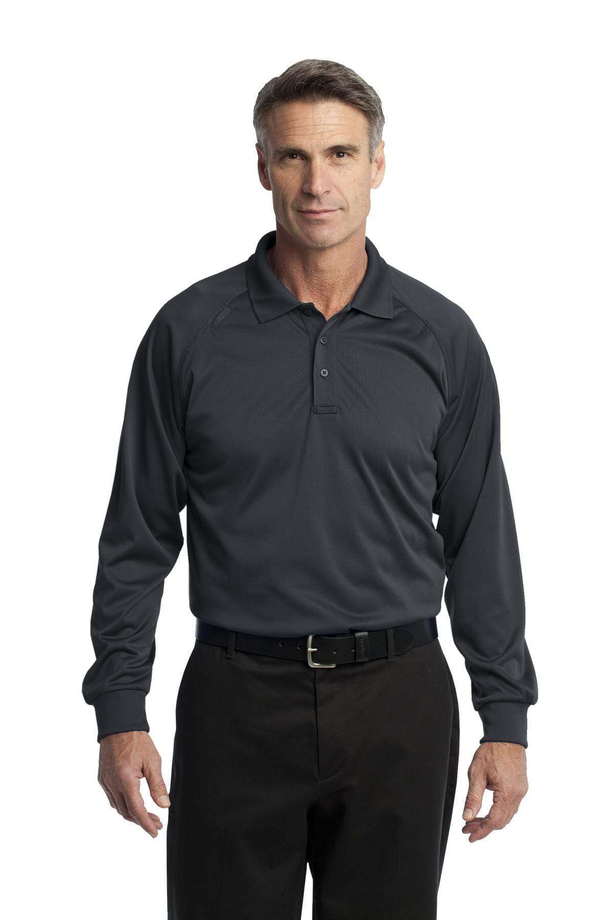 CornerStone Polos/Knits CornerStone ®  - Select Long Sleeve Snag-Proof Tactical Polo. CS410LS