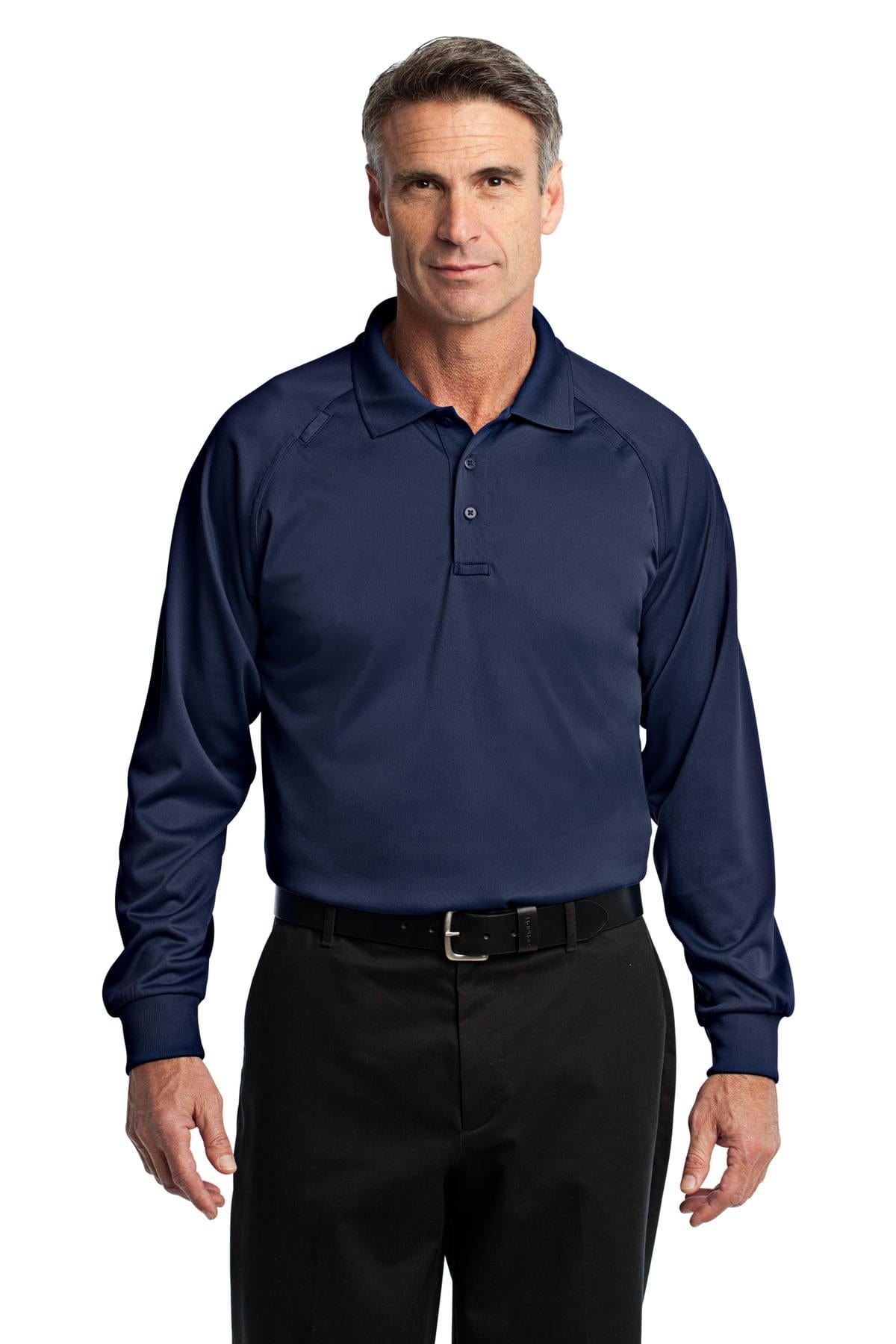CornerStone Polos/Knits CornerStone ®  - Select Long Sleeve Snag-Proof Tactical Polo. CS410LS