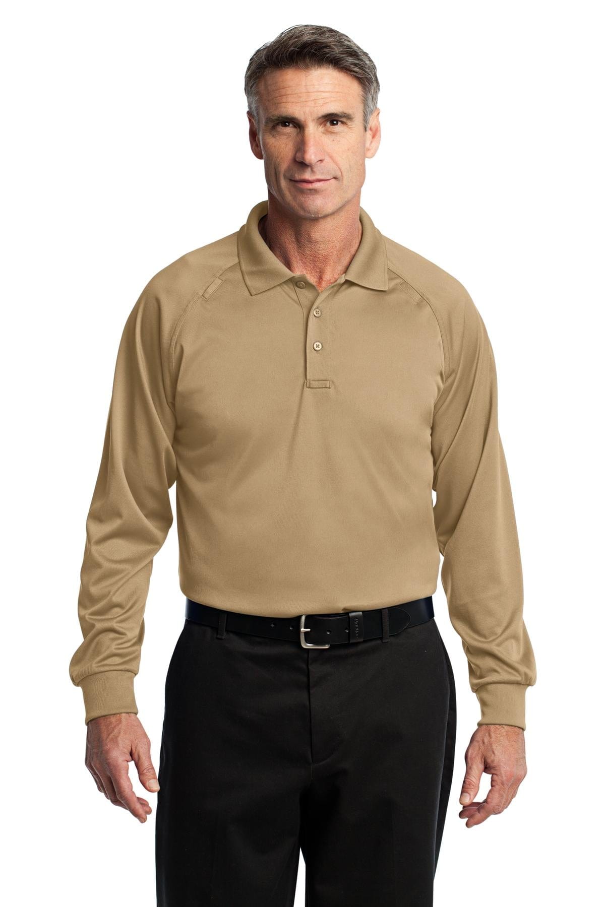 CornerStone Polos/Knits CornerStone ®  - Select Long Sleeve Snag-Proof Tactical Polo. CS410LS