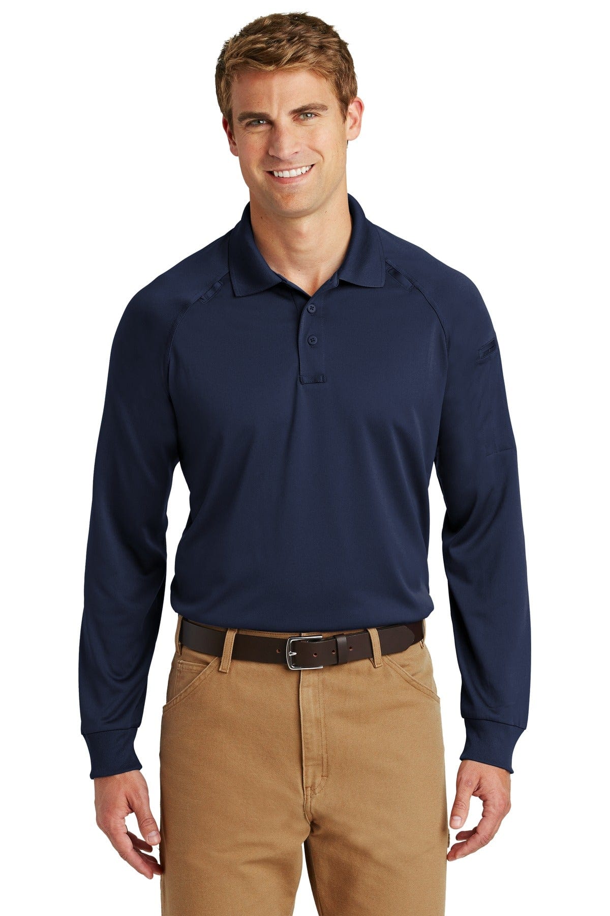CornerStone Polos/Knits CornerStone ®  - Select Long Sleeve Snag-Proof Tactical Polo. CS410LS