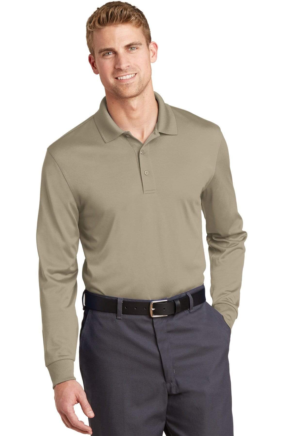 CornerStone Polos/Knits CornerStone ®  Select Snag-Proof Long Sleeve Polo. CS412LS