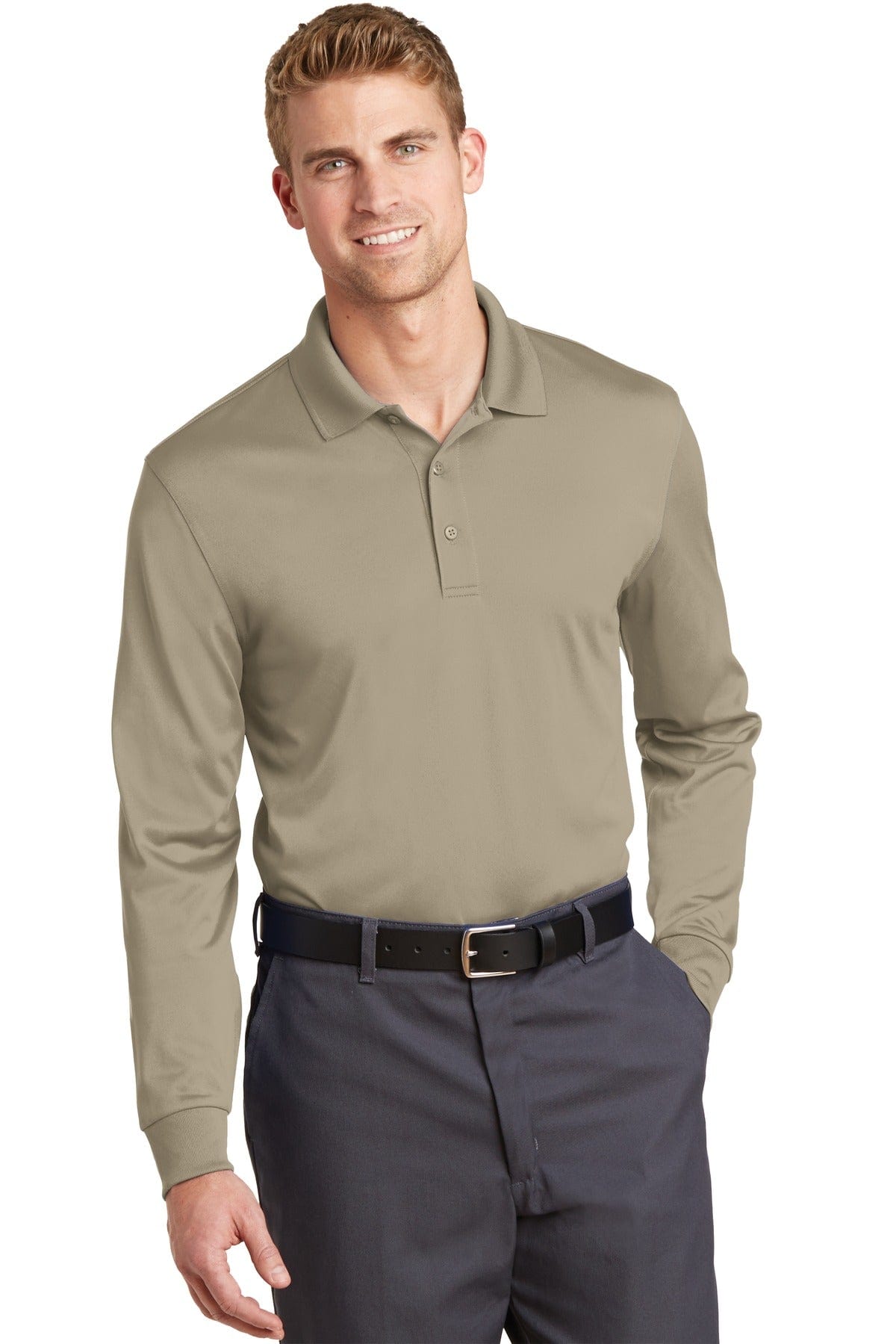 CornerStone Polos/Knits CornerStone ®  Select Snag-Proof Long Sleeve Polo. CS412LS