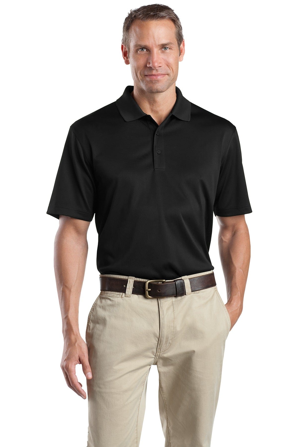 CornerStone Polos/Knits LT / Black CornerStone ®  Tall Select Snag-Proof Polo. TLCS412