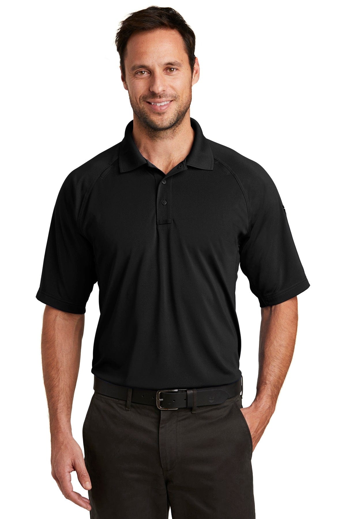 CornerStone Polos/Knits XS / Black CornerStone CS420: Select Lightweight Snag-Proof Tactical Polo