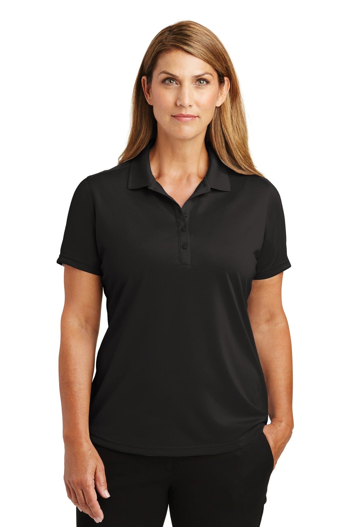 CornerStone Polos/Knits XS / Black CornerStone ®  Ladies Select Lightweight Snag-Proof Polo. CS419
