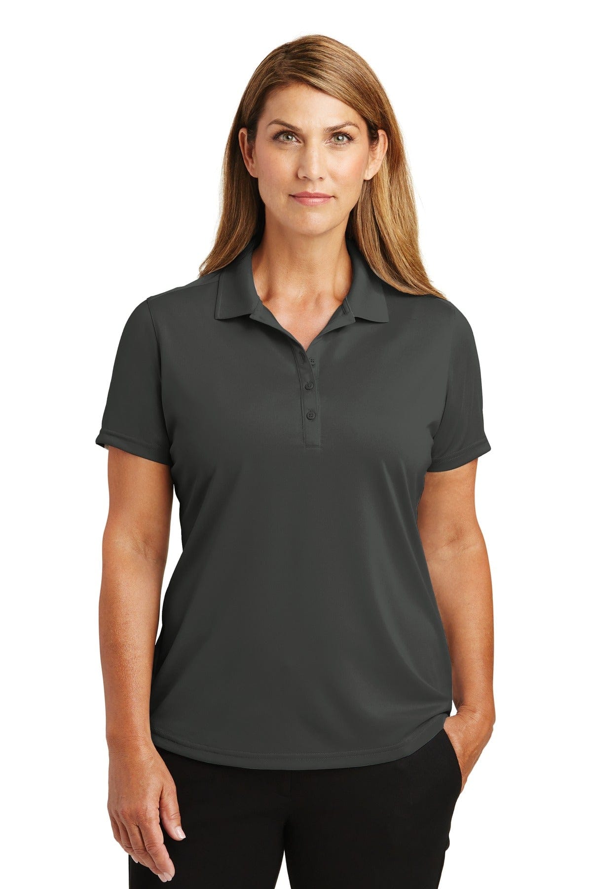 CornerStone Polos/Knits XS / Charcoal CornerStone ®  Ladies Select Lightweight Snag-Proof Polo. CS419