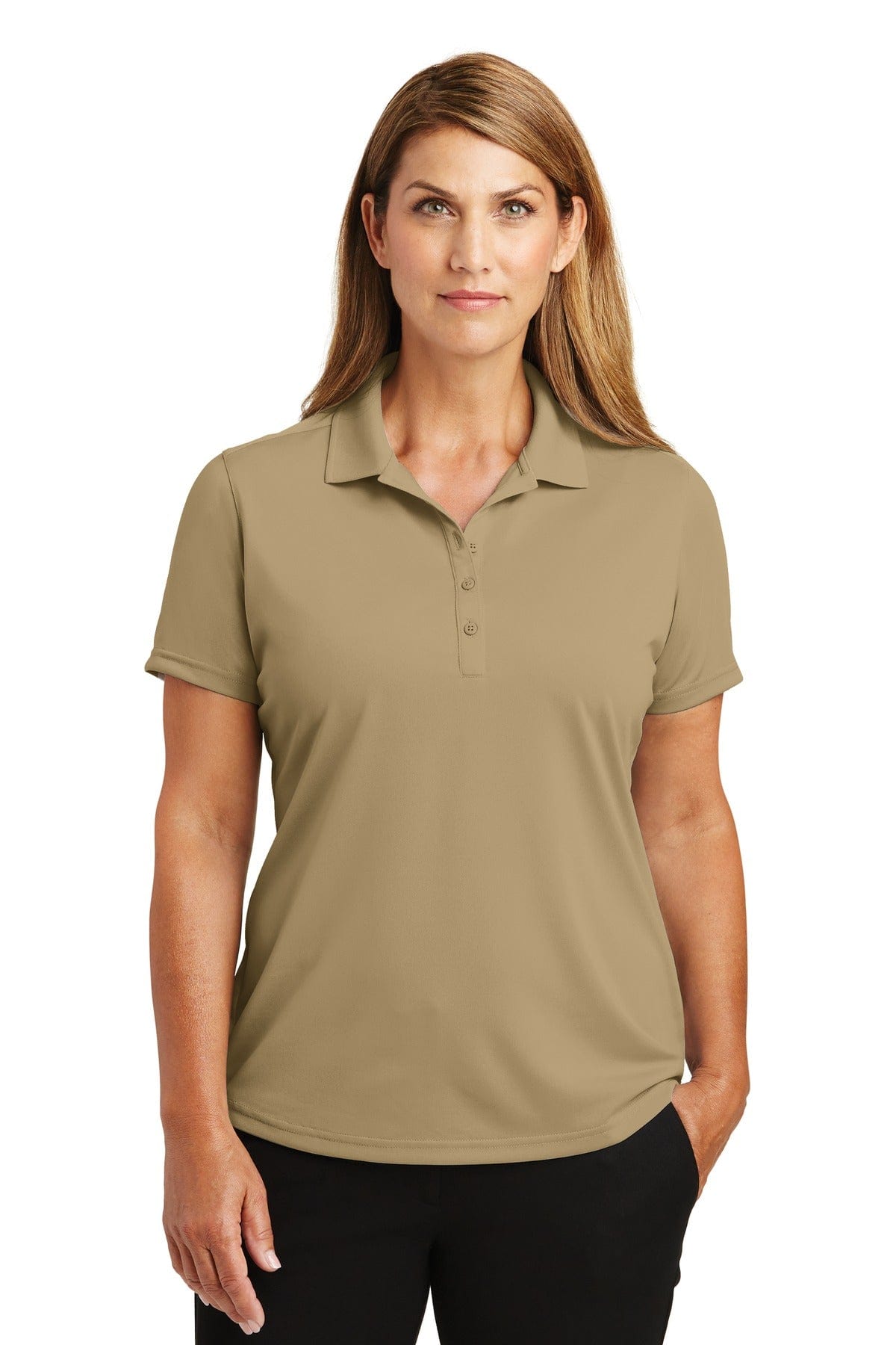 CornerStone Polos/Knits XS / Tan CornerStone ®  Ladies Select Lightweight Snag-Proof Polo. CS419