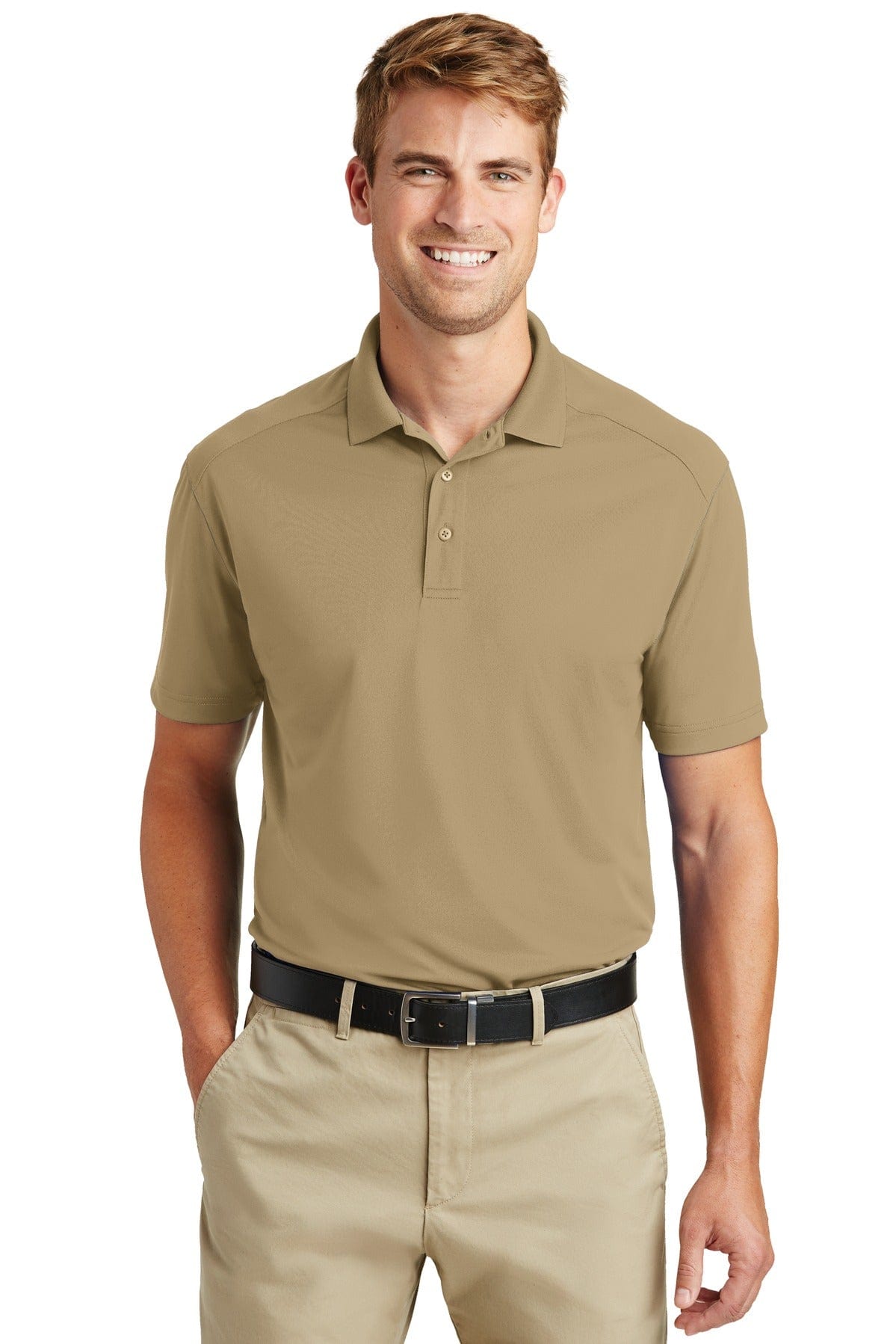 CornerStone Polos/Knits XS / Tan CornerStone ®  Select Lightweight Snag-Proof Polo. CS418