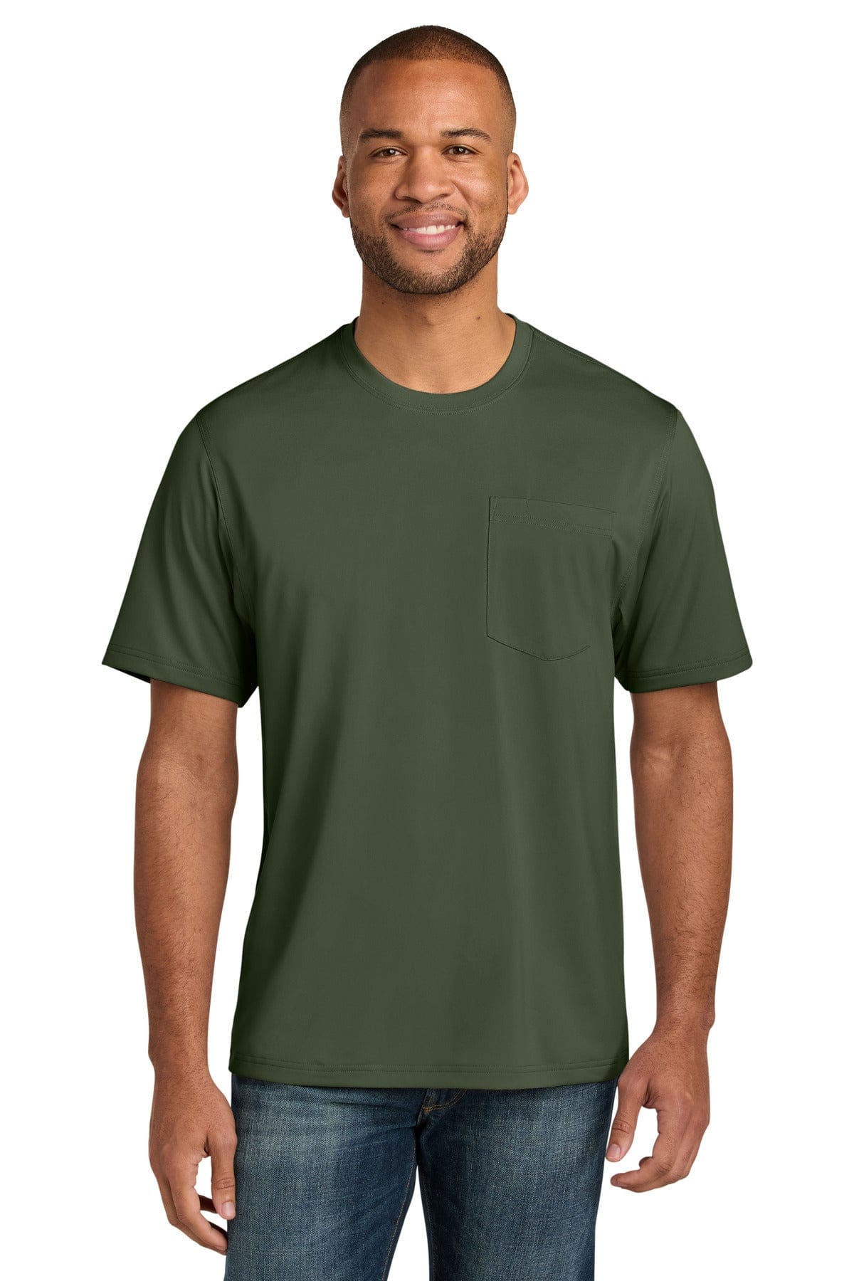 CornerStone T-Shirts 2XL / Tactical Green CornerStone® Workwear Pro Short Sleeve Pocket Tee CS440P