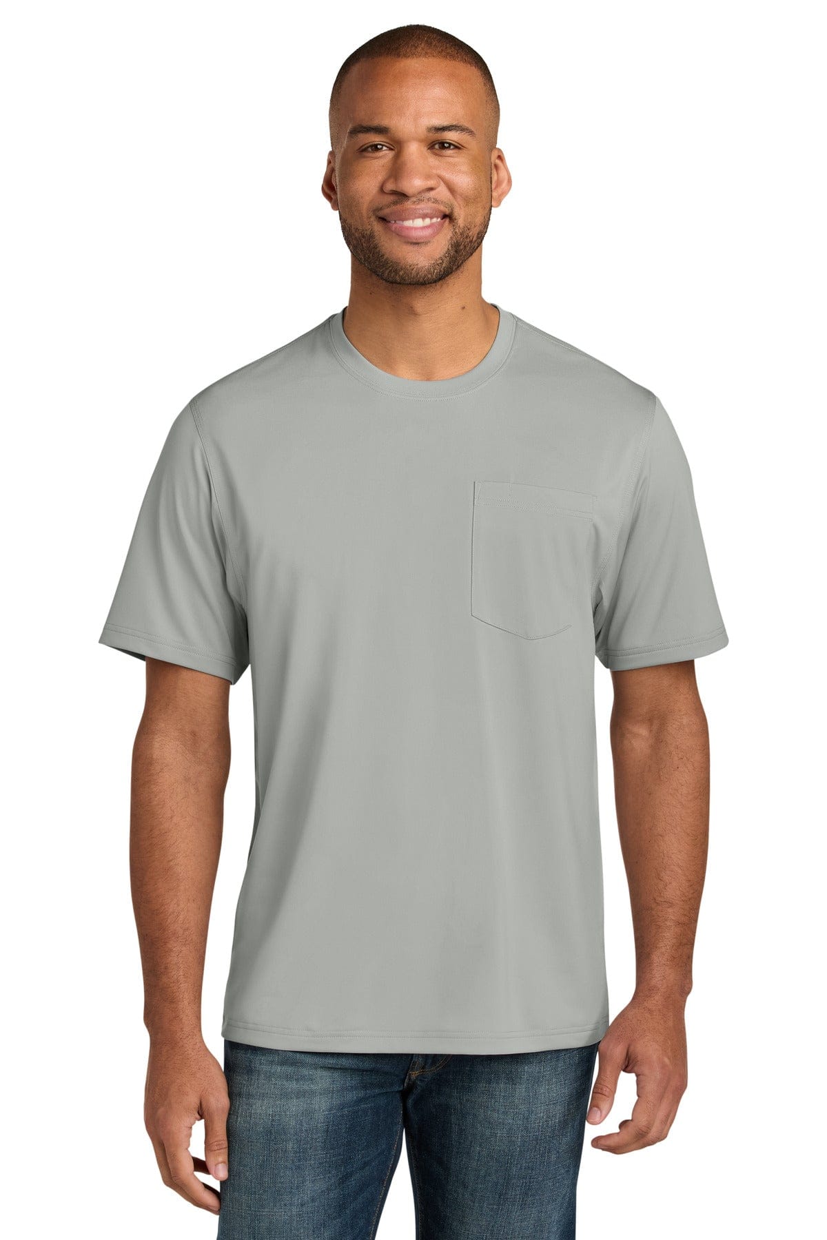 CornerStone T-Shirts 3XL / Light Grey CornerStone® Workwear Pro Short Sleeve Pocket Tee CS440P