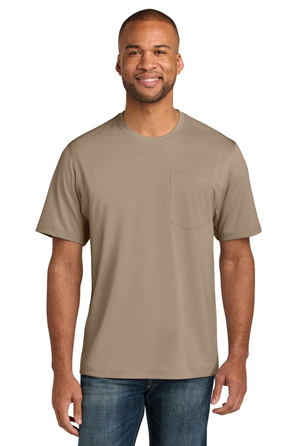 CornerStone T-Shirts 4XL / Silver Tan CornerStone® Workwear Pro Short Sleeve Pocket Tee CS440P