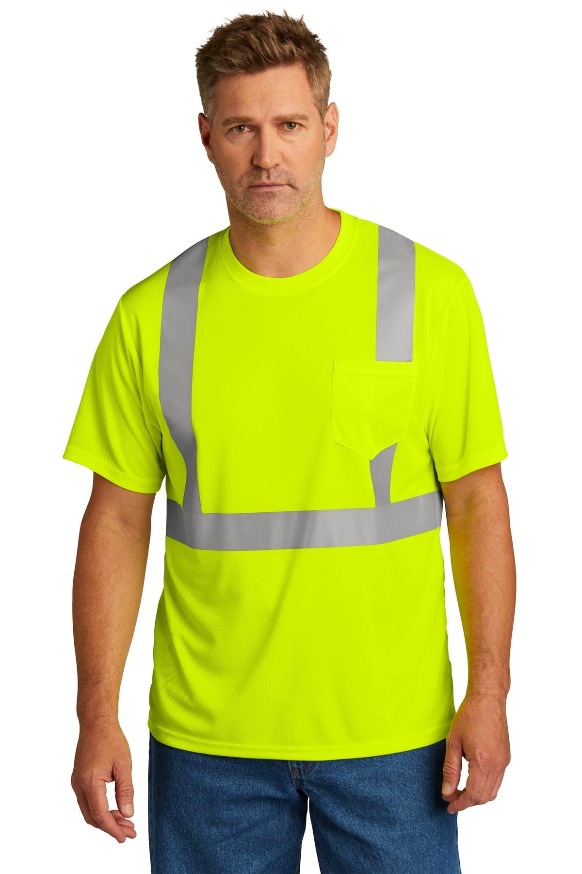 CornerStone T-Shirts CornerStone CS200: ANSI 107 Class 2 Mesh Tee