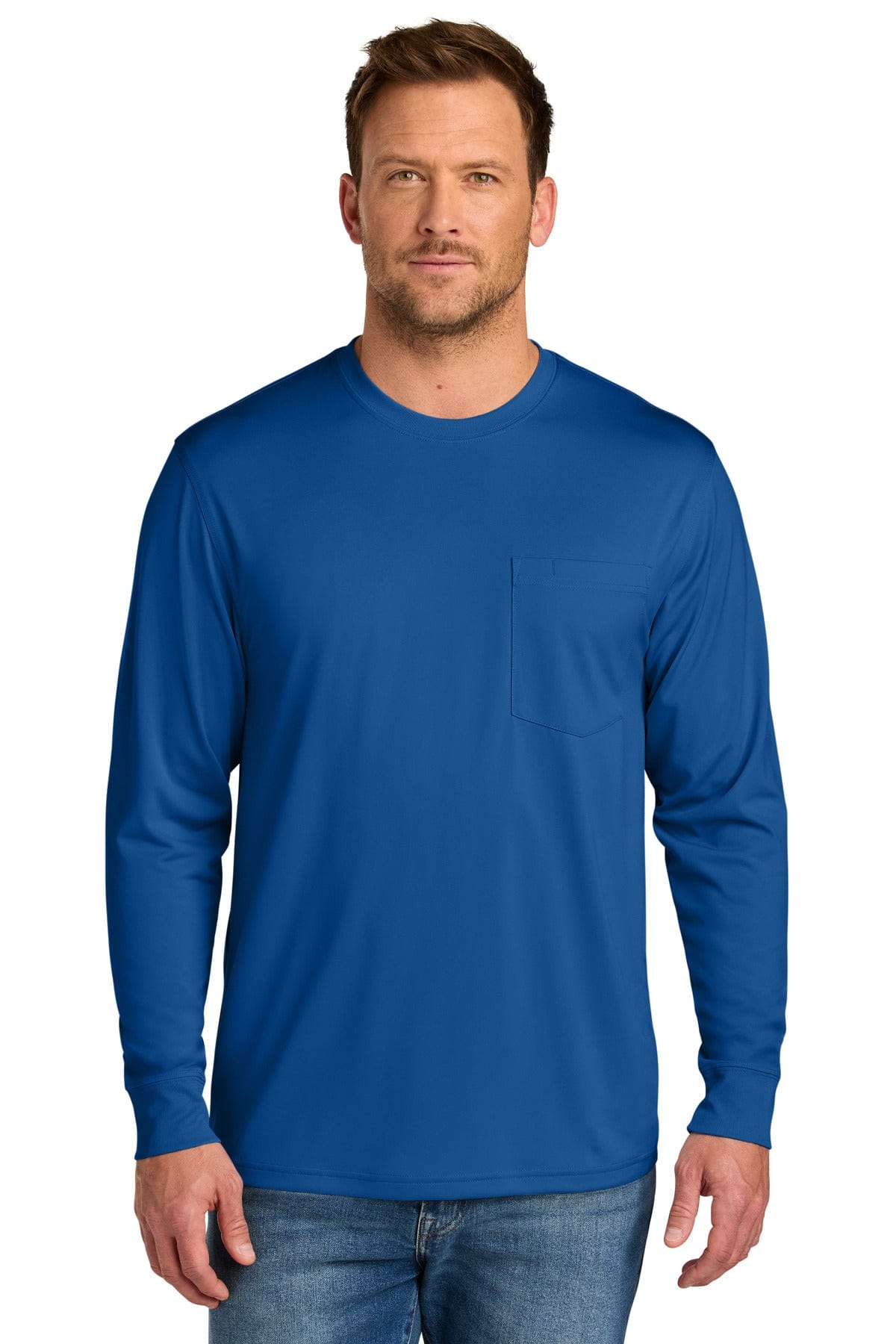 CornerStone T-Shirts L / Royal CornerStone® Workwear Pro Long Sleeve Pocket Tee CS440LSP